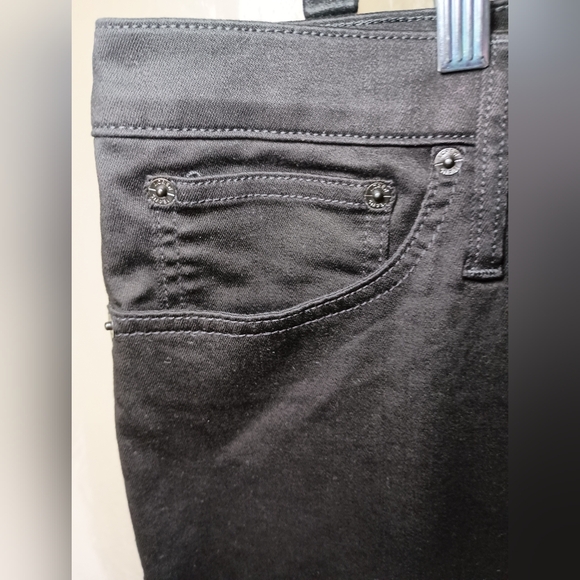 🩷 JCrew 10" highest-rise toothpick jean in true black 37 (Size 24) - Picture 6 of 11